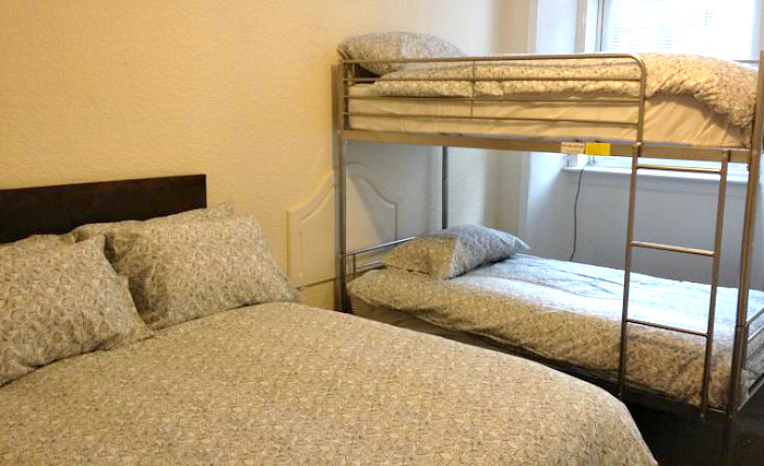 The quad room at St Enoch Hotel is perfect for a small group of friends or family travelling to Glasgow