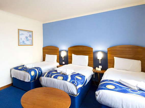 Triple rooms at London Wembley International Hotel are the ideal choice for groups of friends or families