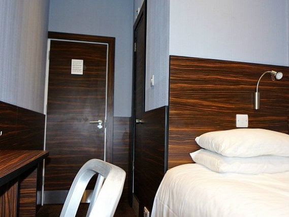 Single rooms at Crestfield Hotel provide privacy