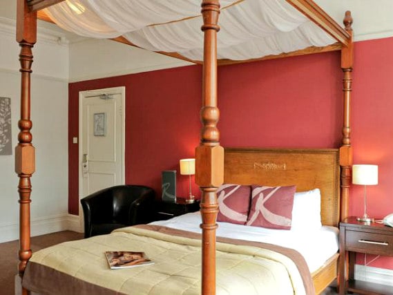 A typical double room at Raglan Hotel