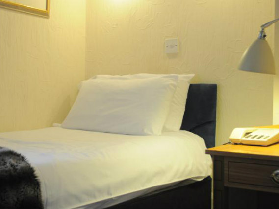 Single rooms at Royal Norfolk Hotel provide privacy