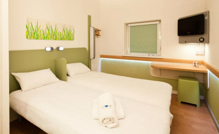 A twin room is perfect for two guests