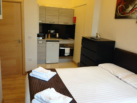 A double room at London Stay Apartments is perfect for a couple