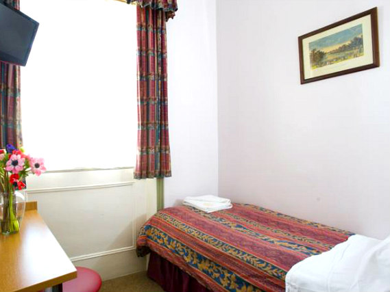 Single rooms at Dover Hotel London provide privacy
