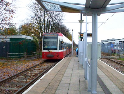 Belgrave Walk Tram Station, London