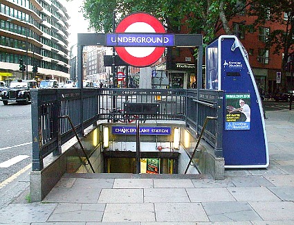 Chancery Lane Tube Station, London