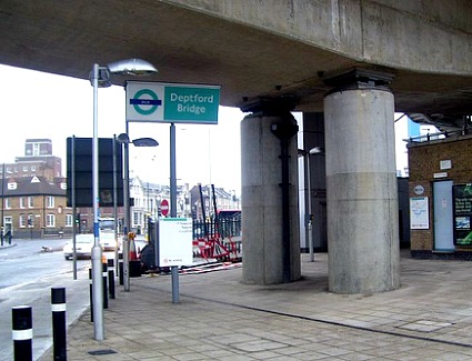 Deptford Bridge Tram Station, London