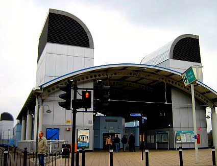 Island Gardens Tube Station, London