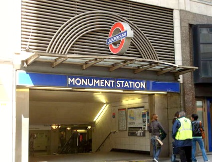 Monument Tube Station, London