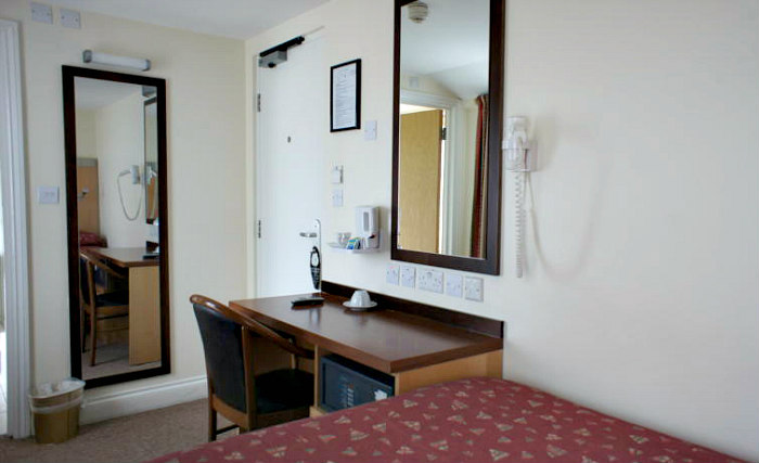 A typical room at Maiden Oval Hotel