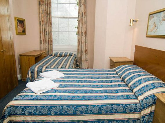 Triple rooms at Normandie Hotel London are the ideal choice for groups of friends or families