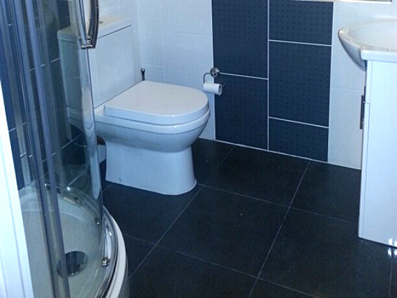 A typical bathroom at Apple House Wembley