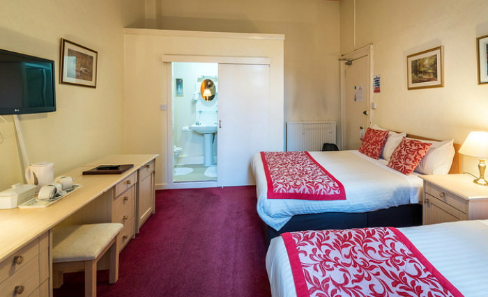 Quad rooms are great for friends and family sharing