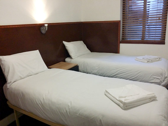A twin room at Princess Hotel is perfect for two guests