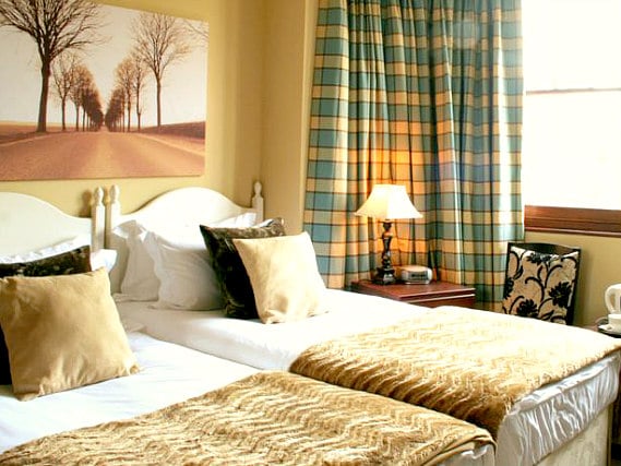 A twin room at Ambassador Heathrow Hotel is perfect for a two guests