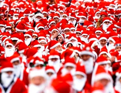 Santa Run, London