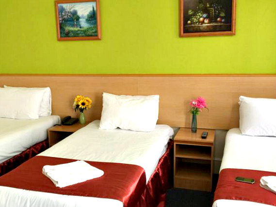 Triple rooms at Euro Hotel Wembley are the ideal choice for groups of friends or families