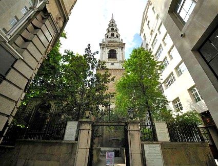 St Brides Church, London