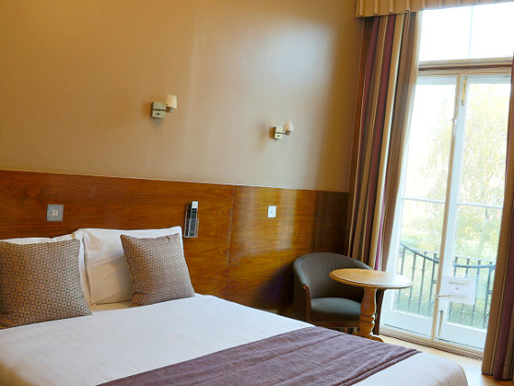 A double room at Garden View Hotel is perfect for a couple
