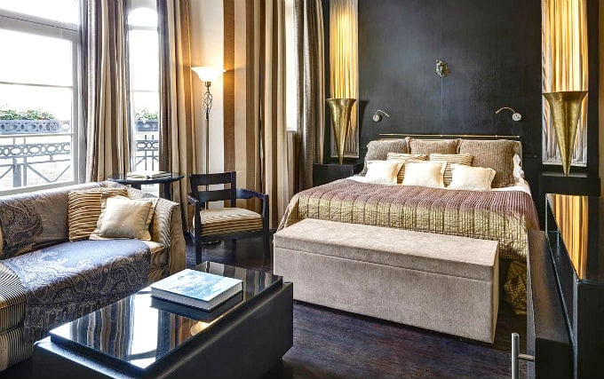 A double room at Baglioni Hotel