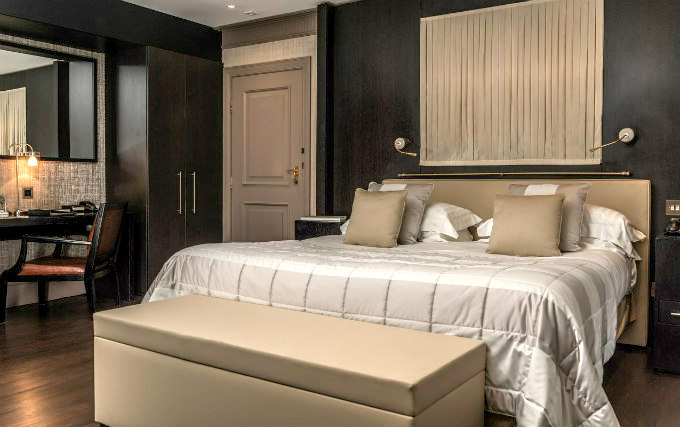 A double room at Baglioni Hotel