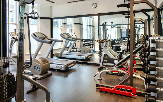 Gym at Baglioni Hotel