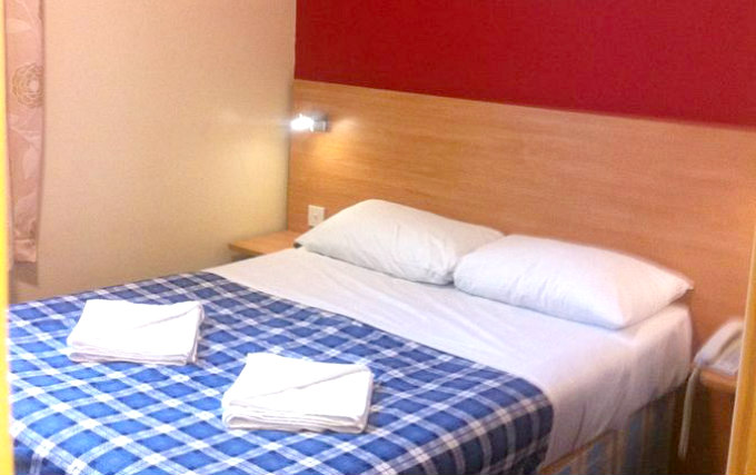A double room at Colliers Hotel