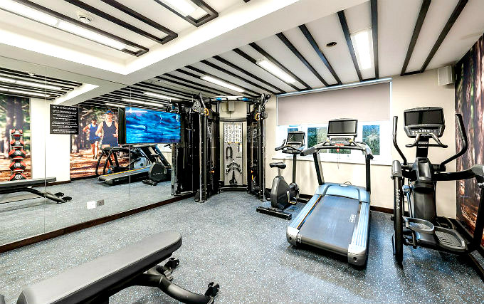Gym at Mercure London Hyde Park Hotel