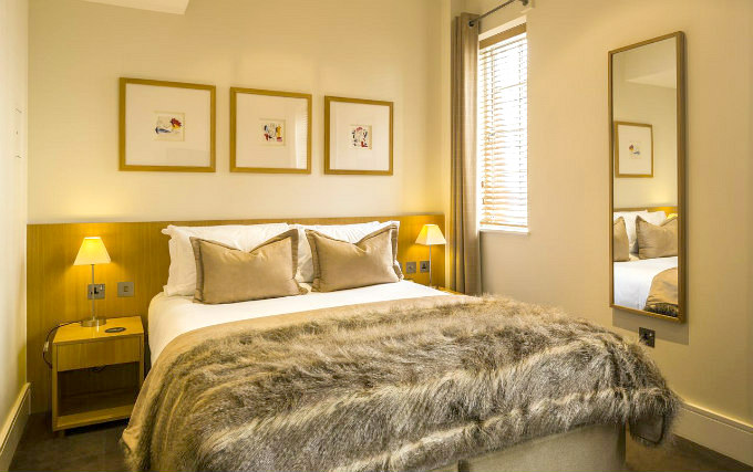 A typical double room at The Nadler Kensington