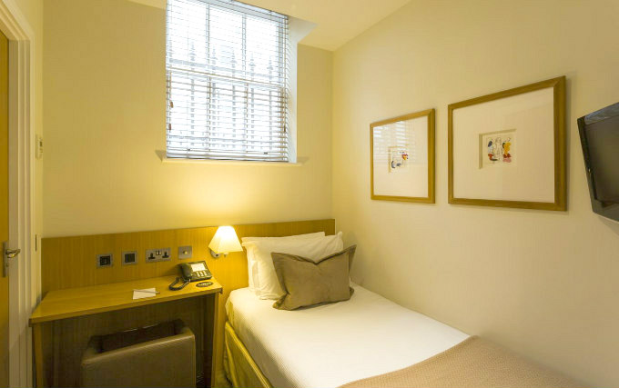 A single room at The Nadler Kensington
