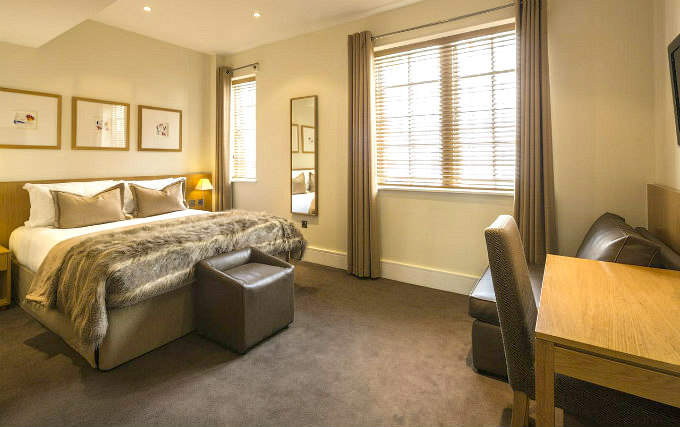 A comfortable double room at The Nadler Kensington