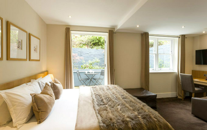 A comfortable double room at The Nadler Kensington