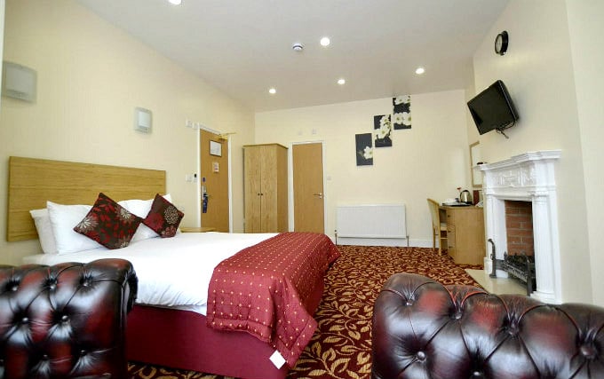A double room at Conifers Guest House
