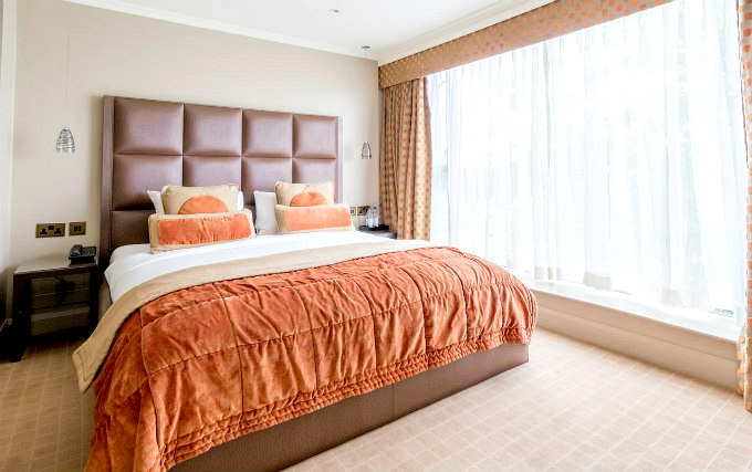 A double room at Radisson Edwardian Heathrow Hotel