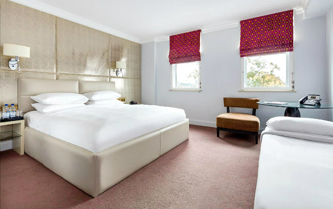 A typical triple room at Radisson Blu Edwardian Mercer Street Hotel London