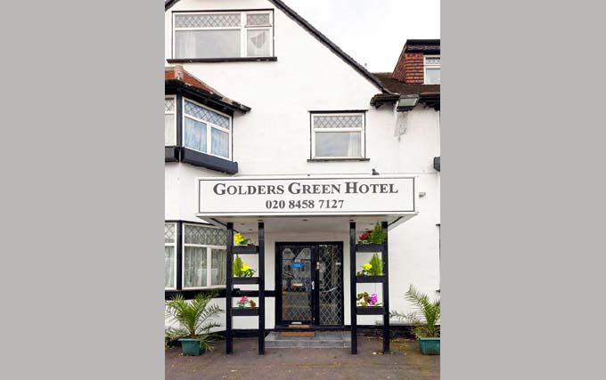 The exterior of Golders Green Hotel London