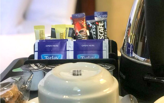 Room facilities at Ramsees Hotel