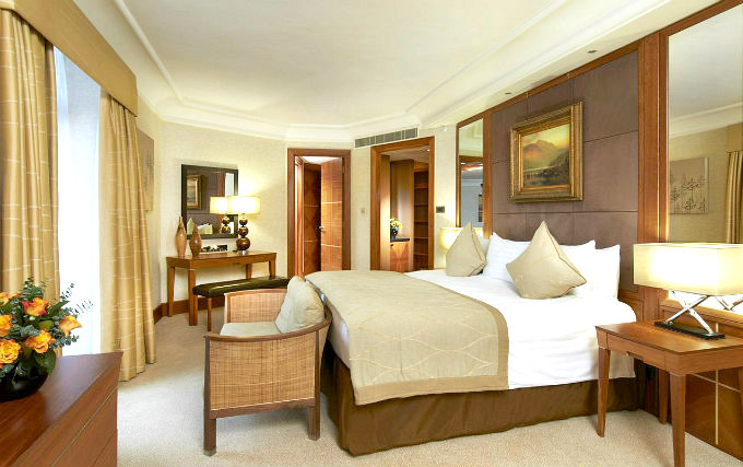 A double room at London Hilton