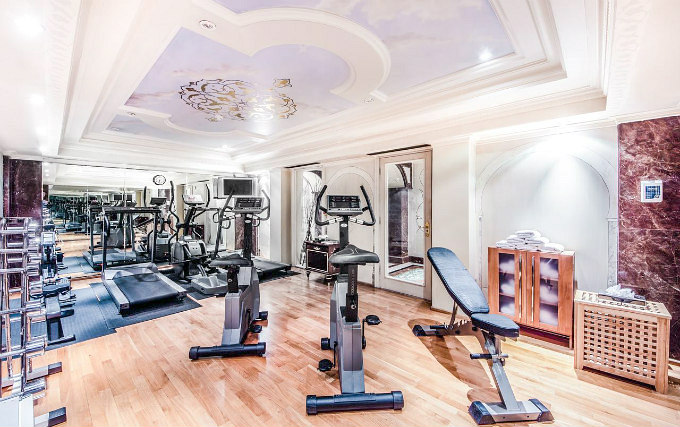 Gym at Bentley Hotel London