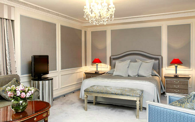 A double room at Bentley Hotel London