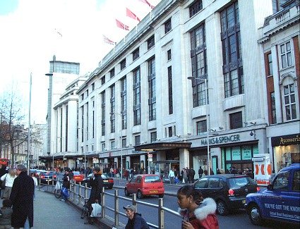 High Street Kensington Shopping, London