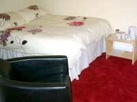 A double room at the Chimneys Hotel