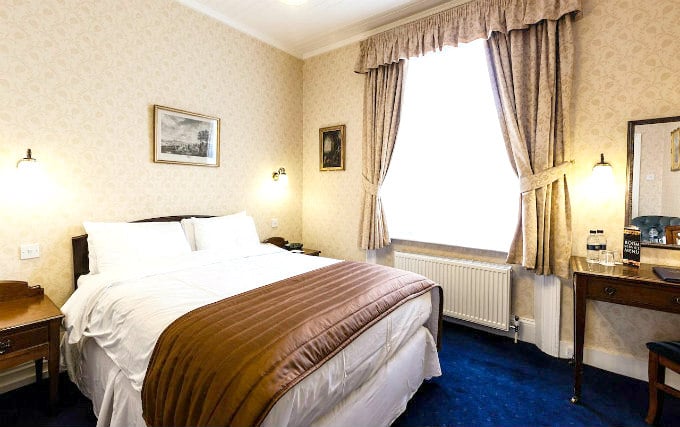 A typical double room at Best Western Swiss Cottage Hotel