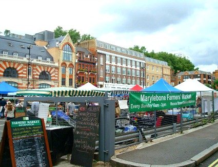 Marylebone Farmers Market, London