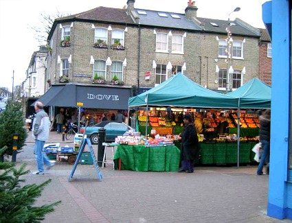 Northcote Road Market, London