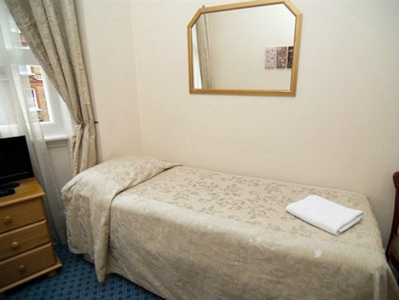 Single rooms at St Simeon Hotel provide privacy