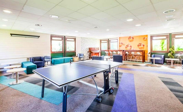 The lounge room at Baird House The lounge room at Baird House