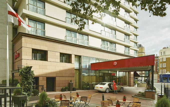 An exterior view of London Marriott Hotel Marble Arch