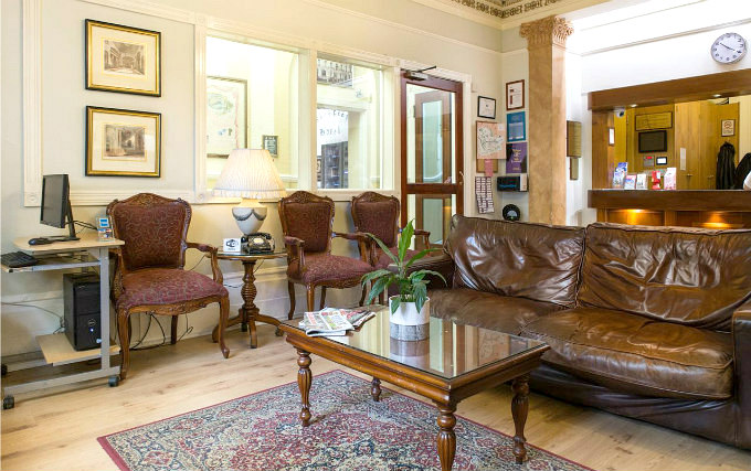 The hallway at Shakespeare Hotel London