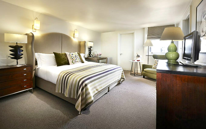 A comfortable double room at Rocco Forte Brown's Hotel